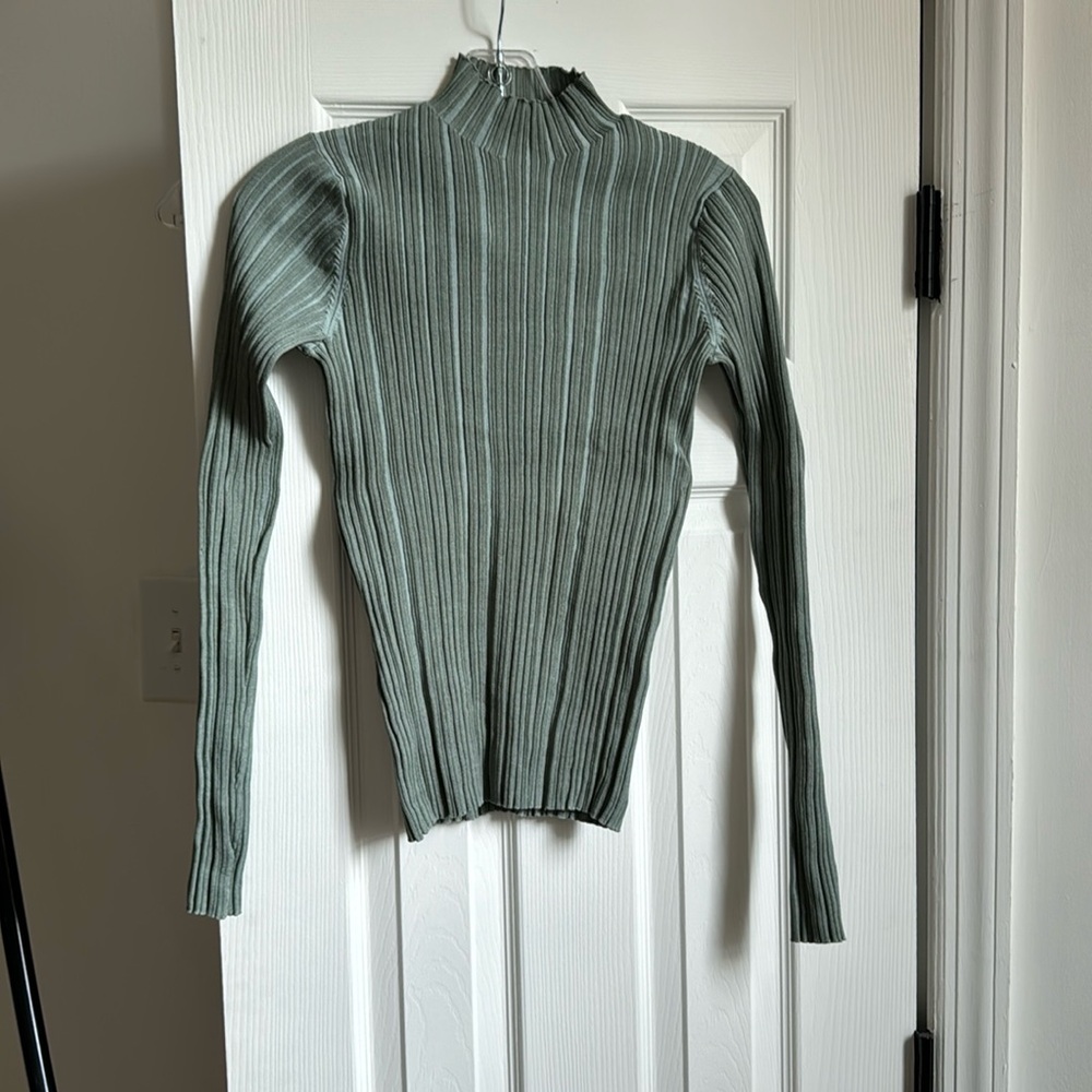 Acne Studios Ribbed Cotton Blend Turleneck